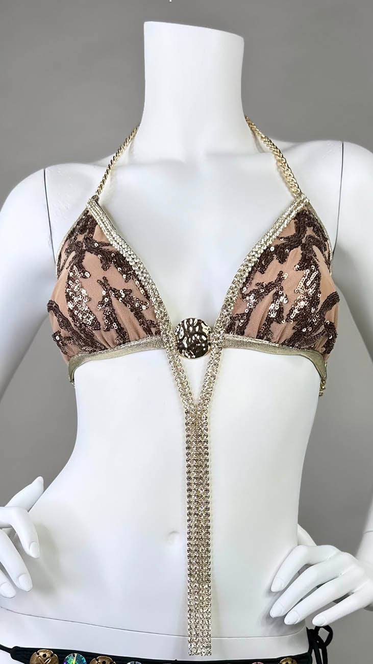 Paradise Top Bikini Style with medallion