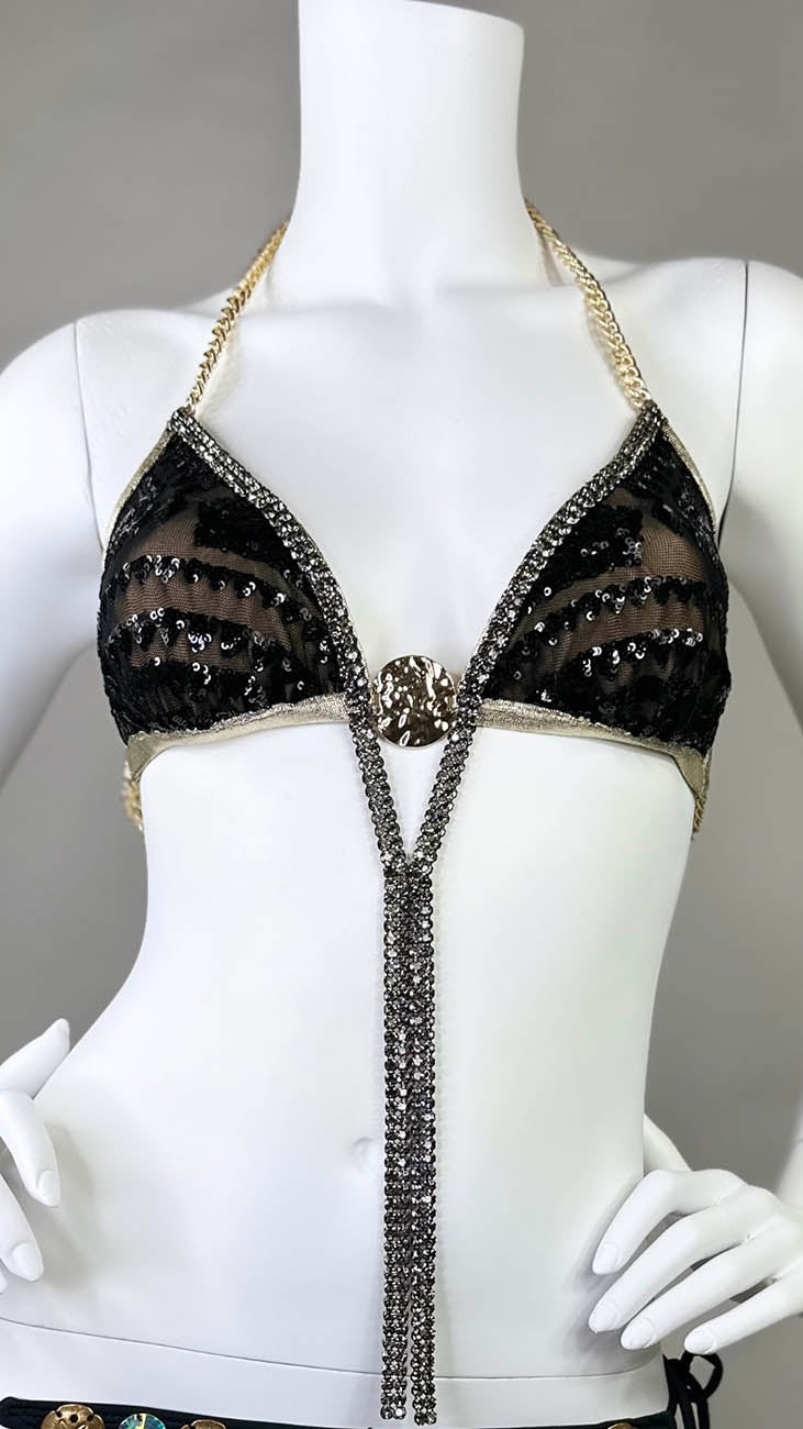 Paradise Top Bikini Style with medallion