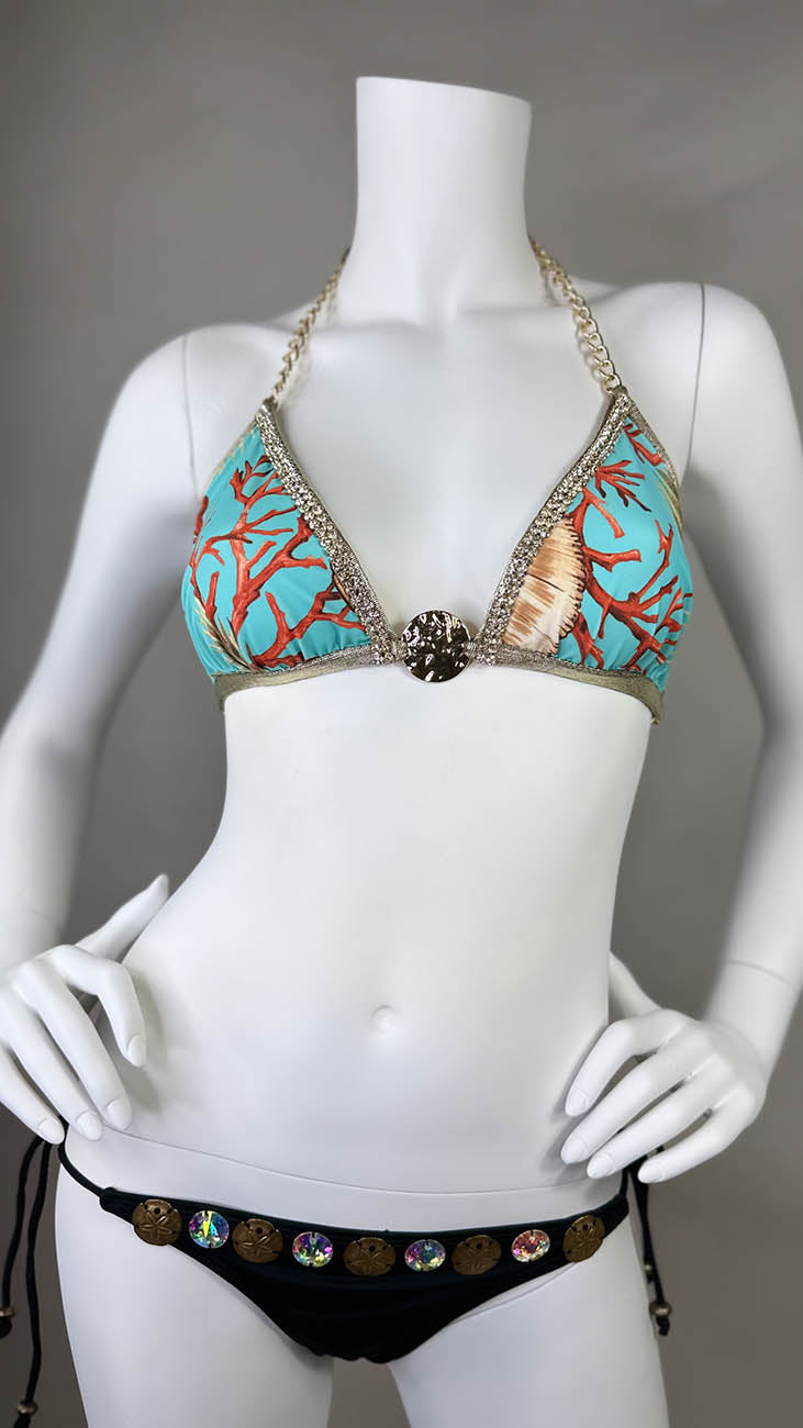 Paradise Top Bikini Style with medallion