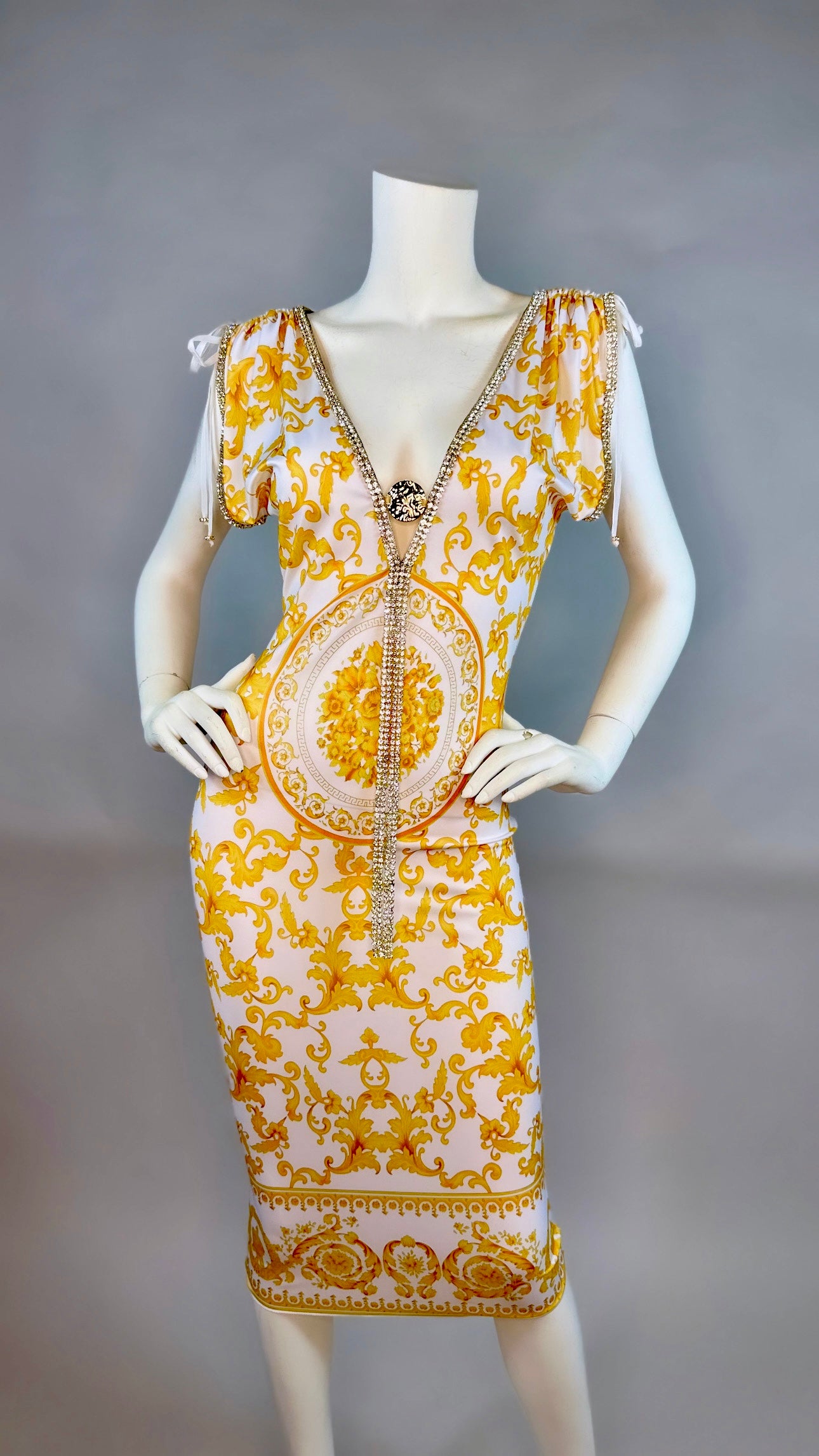 Troy Short Dress with adjustable sides