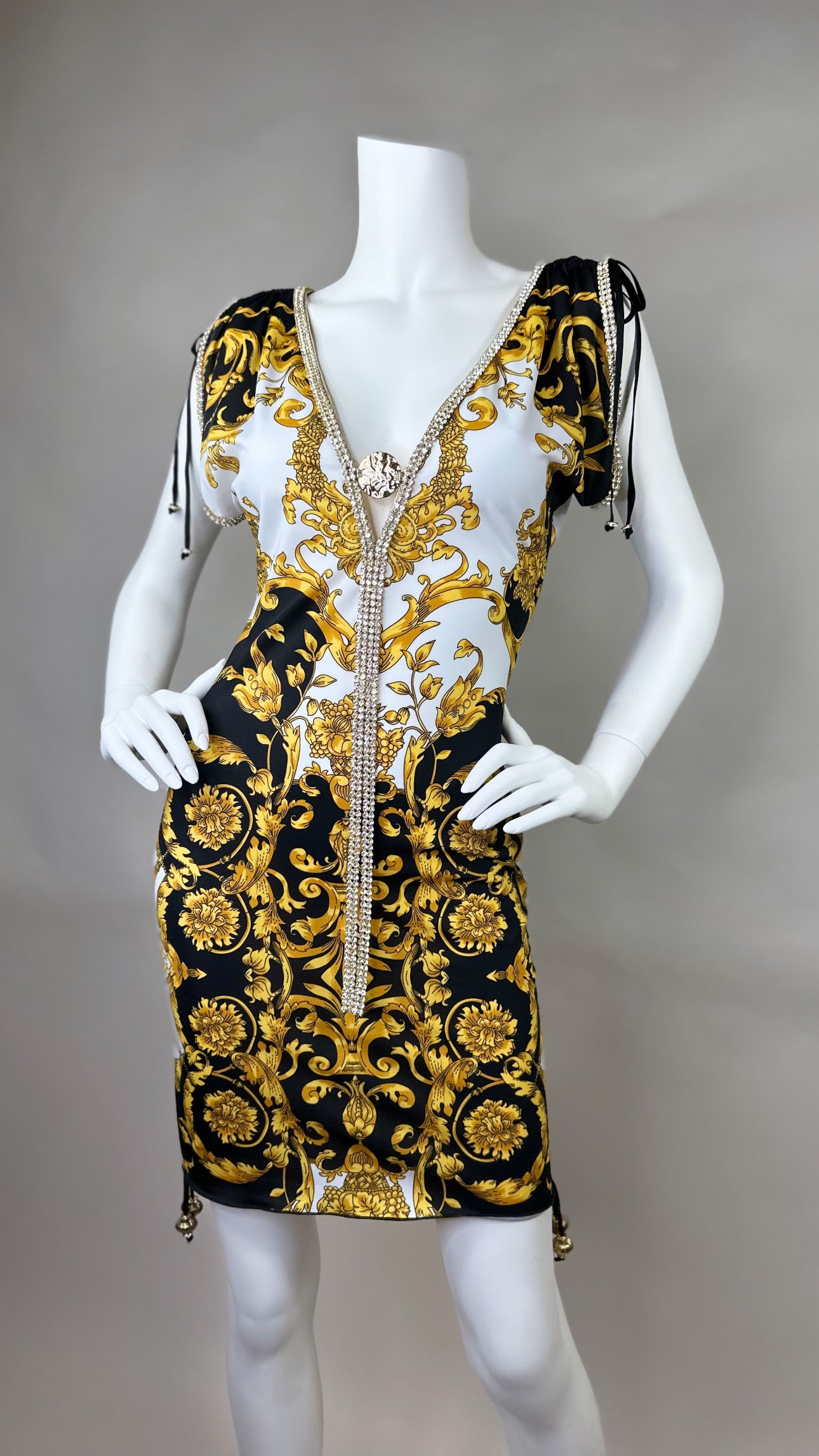 Troy Short Dress with adjustable sides