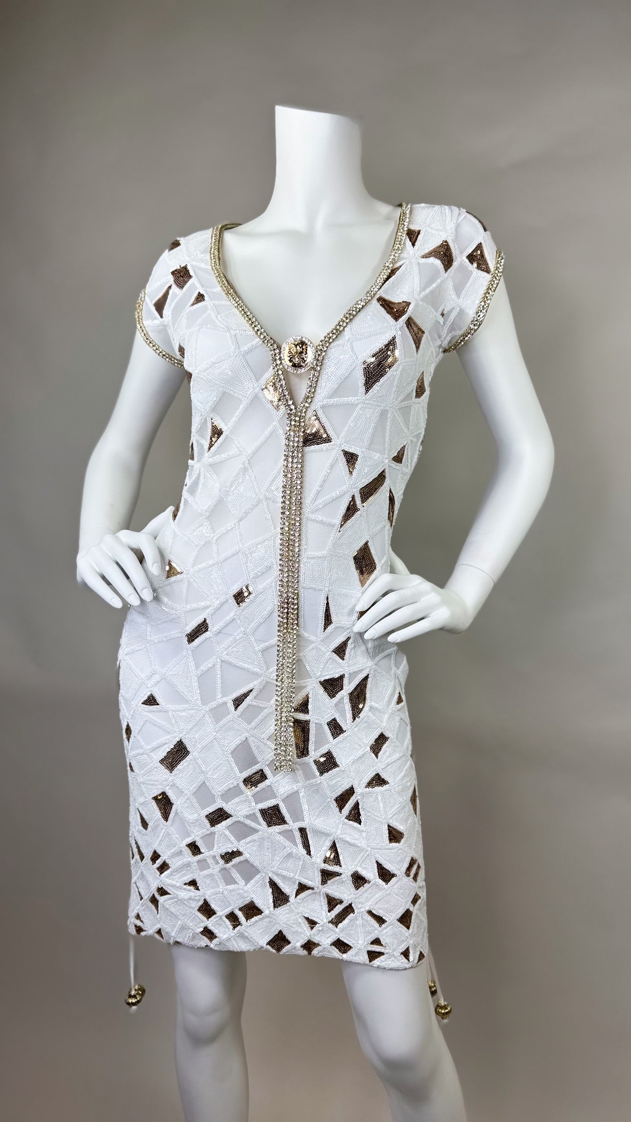 Short beaded dress