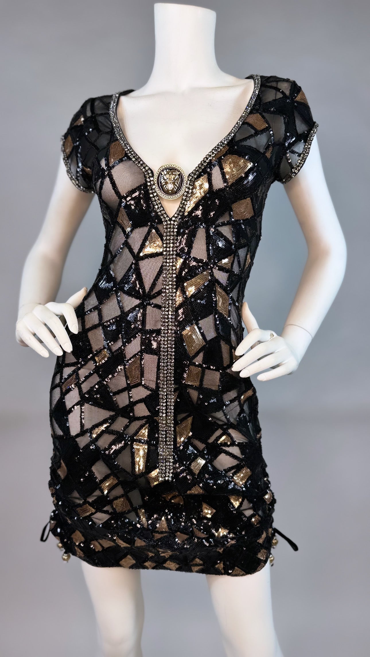 Short beaded dress