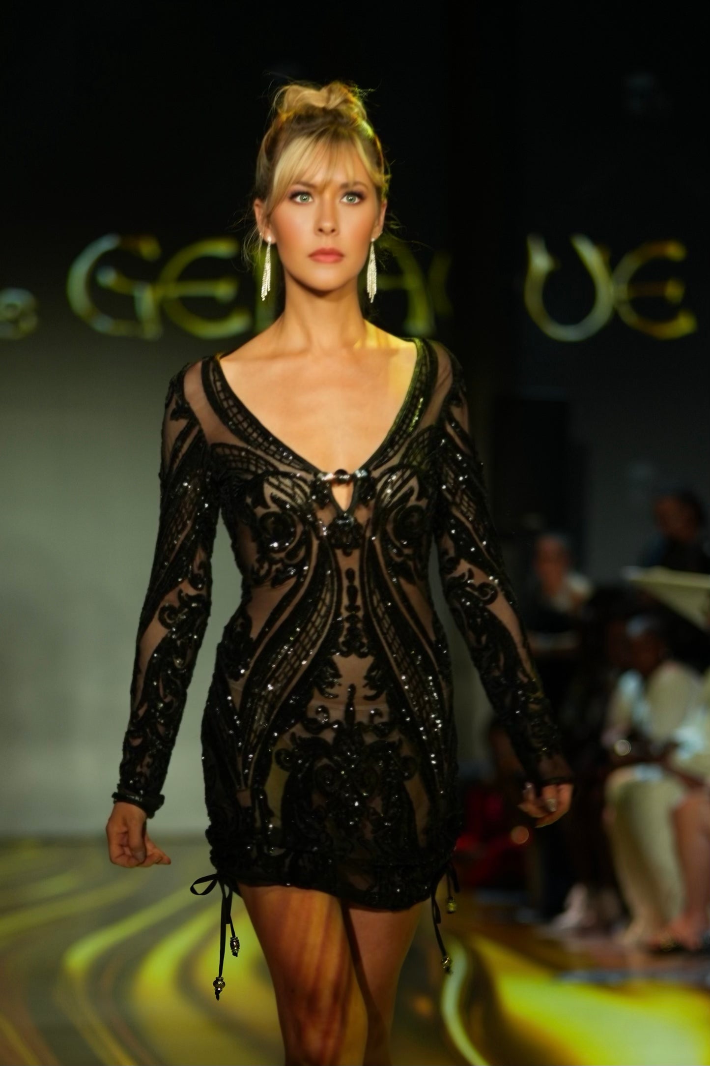 Short beaded dress